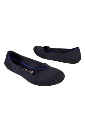 Rothys Maritime Navy Ballet Flats Size 7